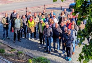 Zahlreiche Bürgerinnen und Bürger begleiten politischen Rundgang durch Bösel